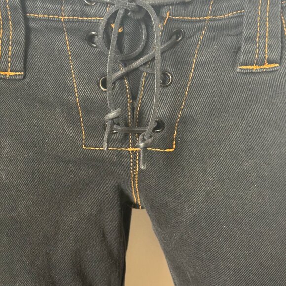 RARE! Vintage Serious Los Angeles Tapestry Jeans – Medium (Fits 4–6) – NWOT - Picture 4 of 16